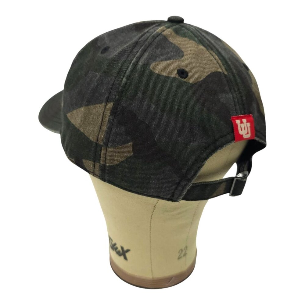 Utah Utes Camo Adjustable Cap Trucker Baseball Hat Stitched Logo Captivating - Picture 12 of 13